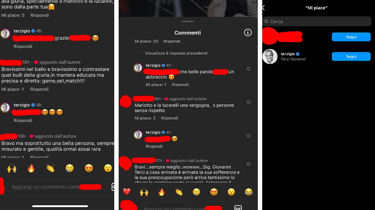 Like e replica di Giovanni Terzi