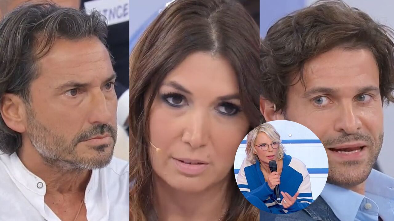 alessio, claudia e maria de filippi uomini e donne