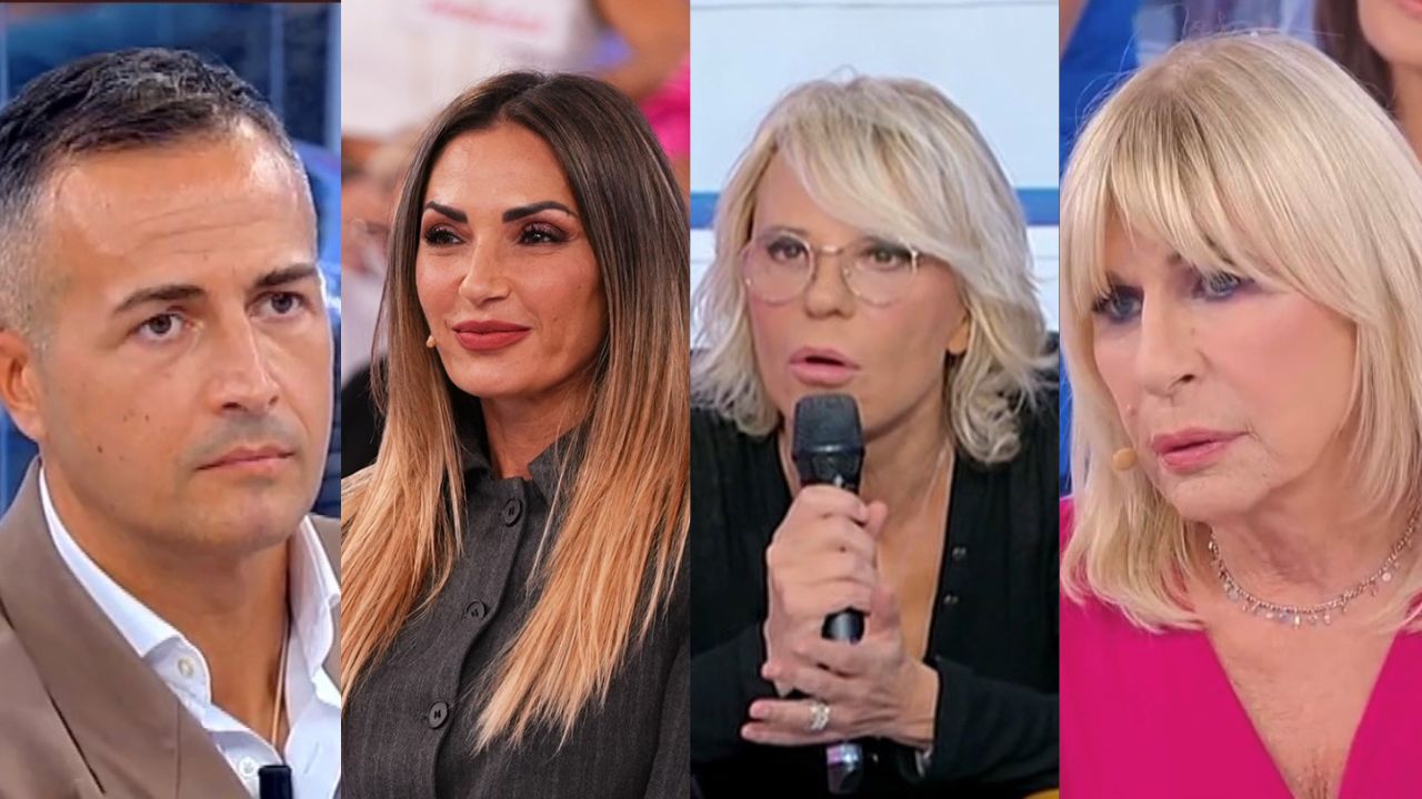 riccardo, ida, gemma e maria de filippi a ued