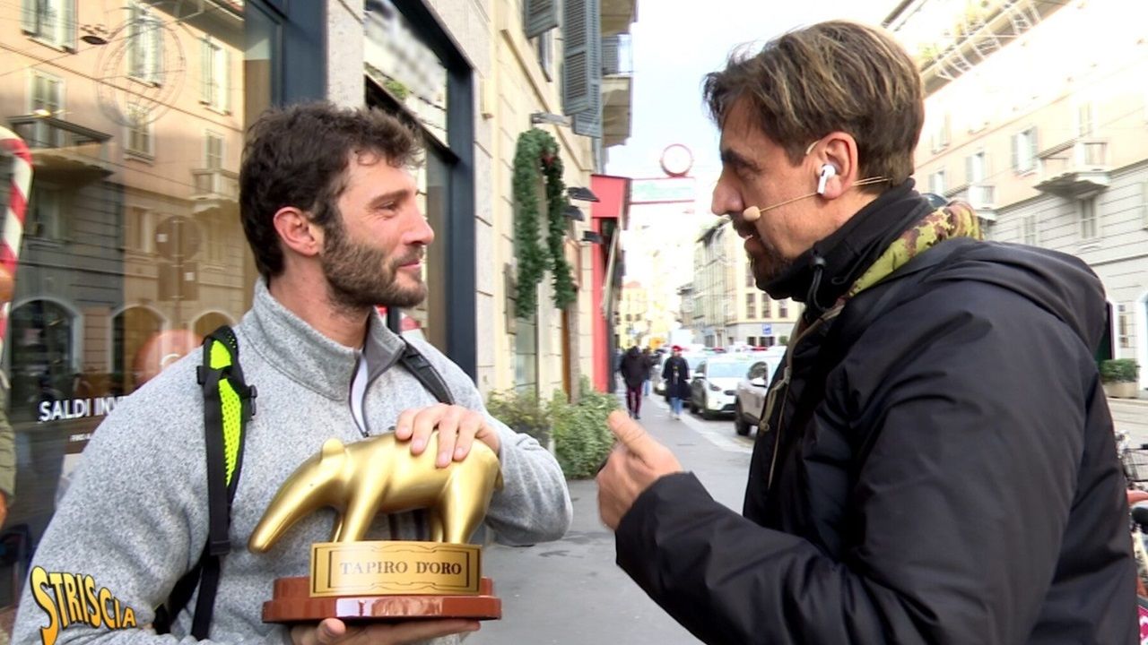 Stefano De Martino e Valerio Staffelli