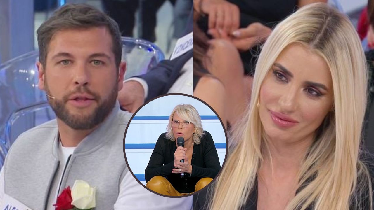 cristina, alessandro e maria de filippi a ued