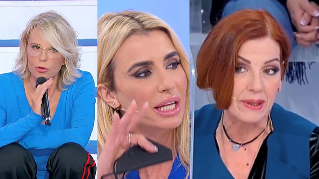 cristina tenuta, tinì e maria de filippi a ued