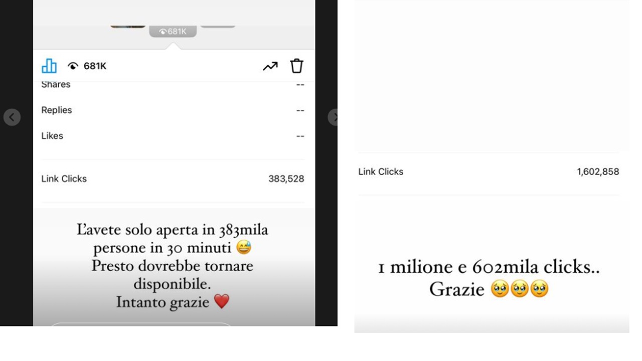 Ferragni e click