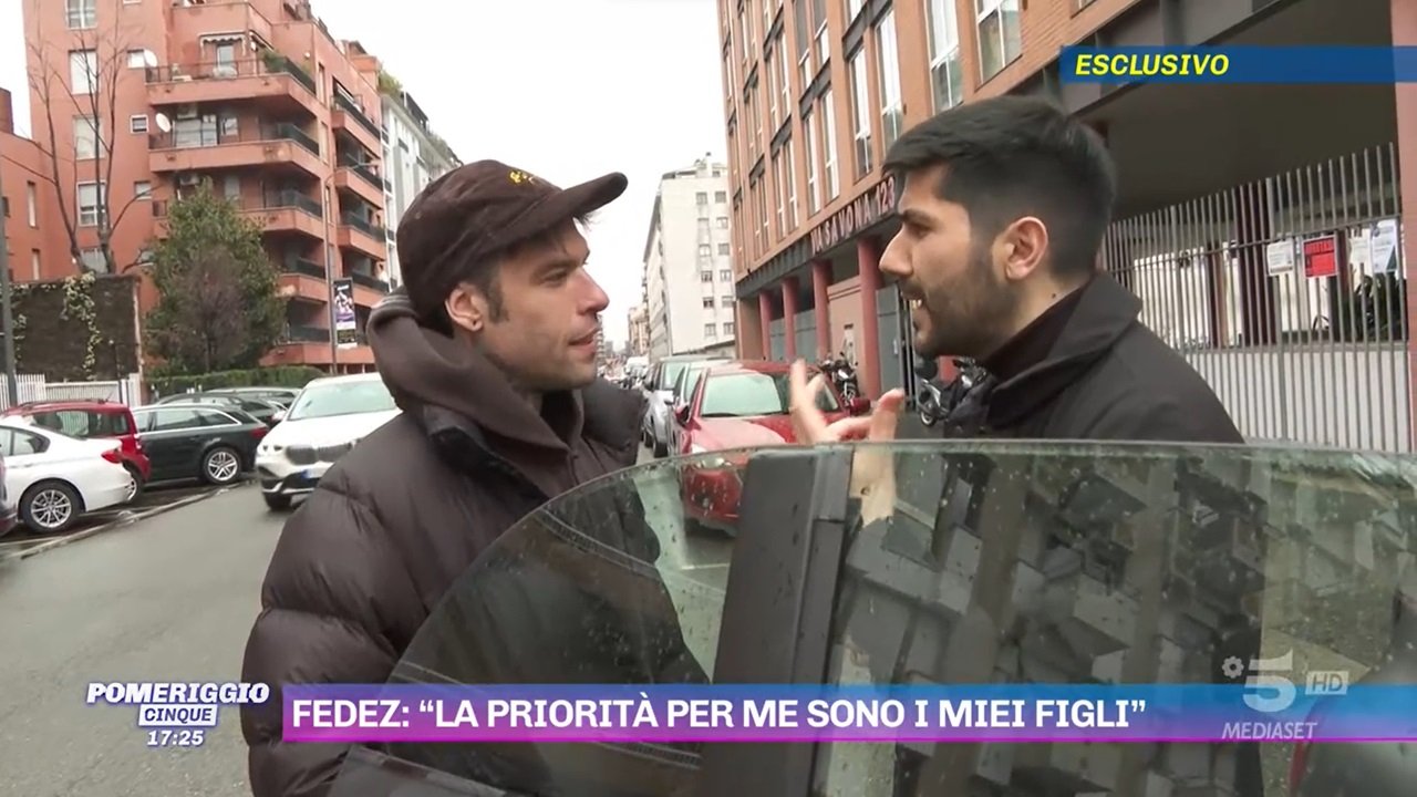 Fedez a Pomeriggio 5