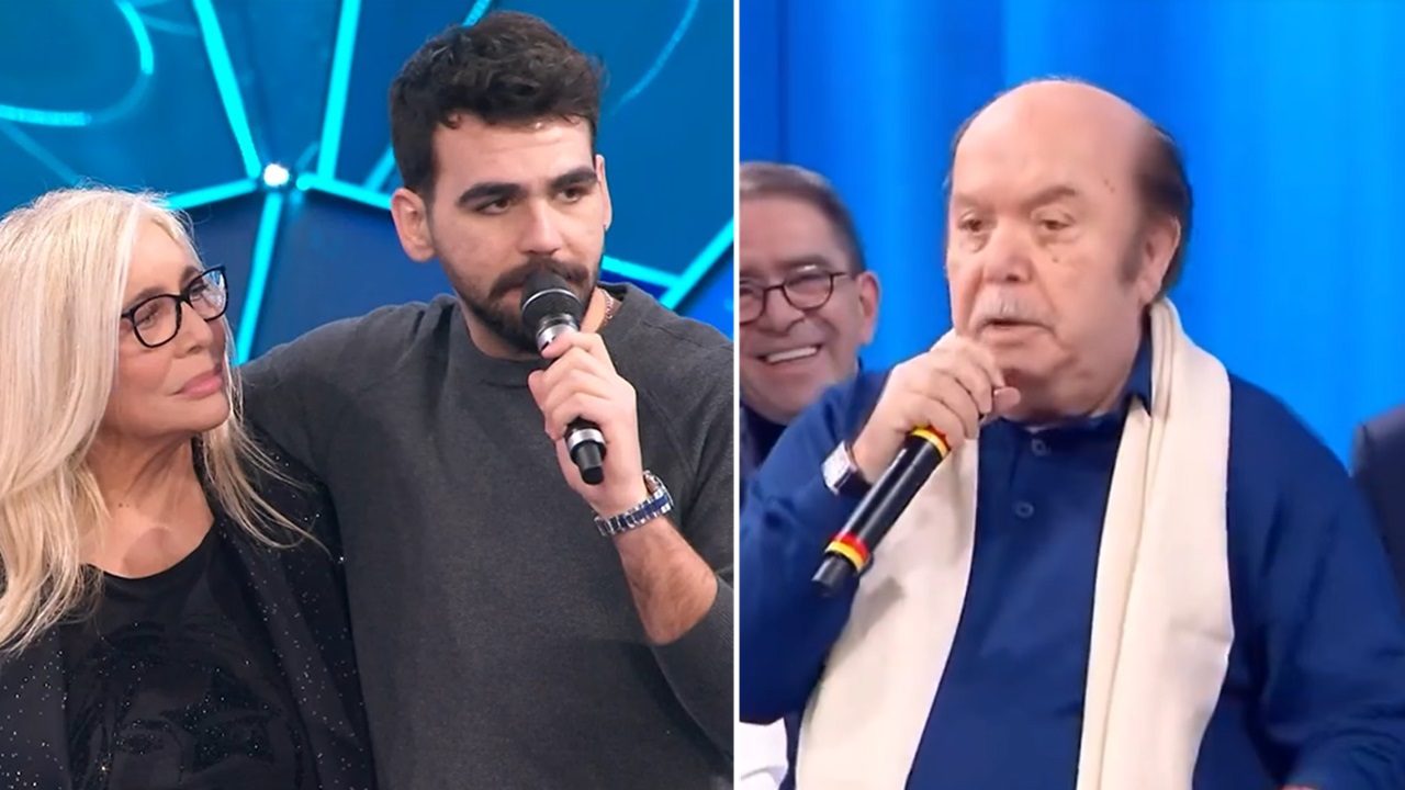 Ignazio Boschetto e Lino Banfi a Domenica In