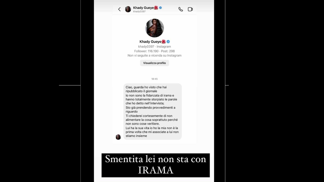 Irama fidanzata figlio