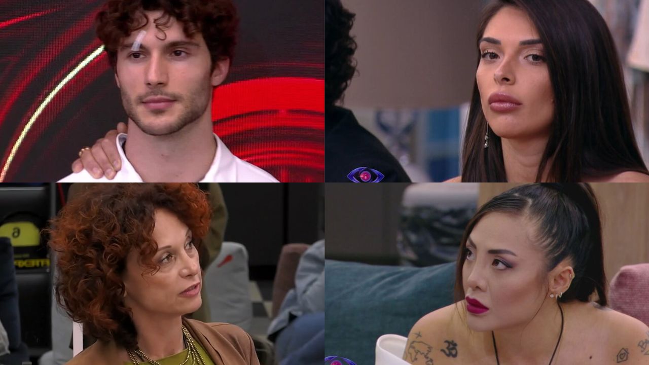 federico, Greta, beatrice e rosy al gf