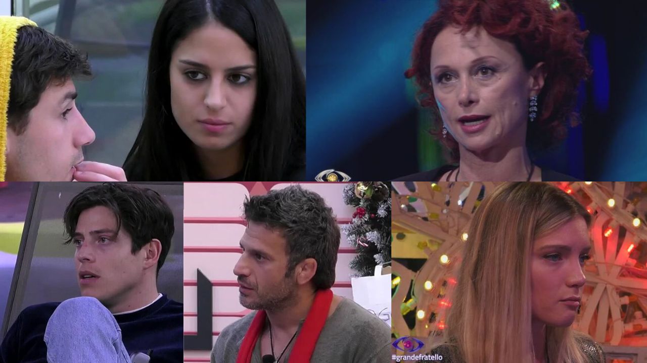mirko, perla, beatrice e anita al gf