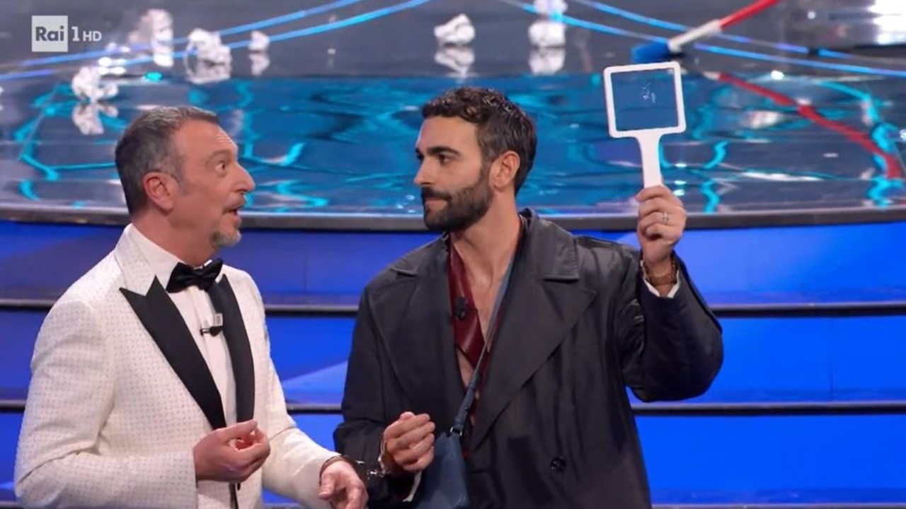 Marco Mengoni al Festival di Sanremo 2024 co-conduttore