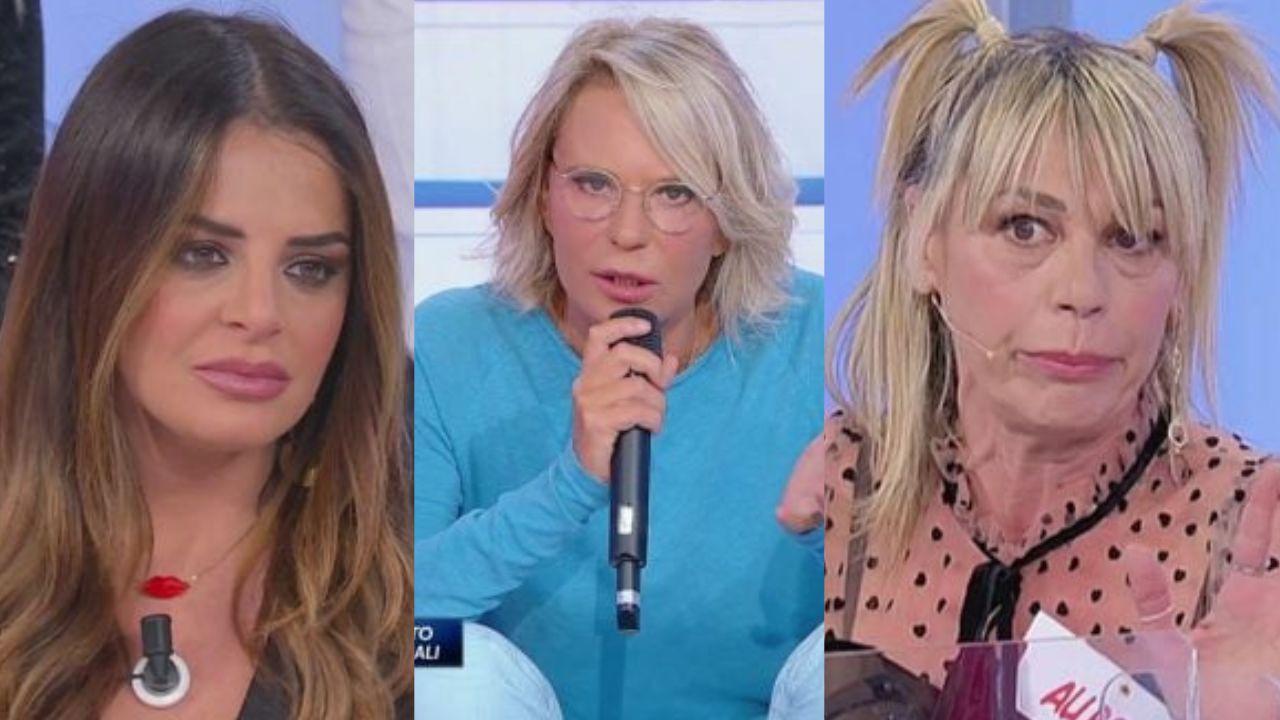 maria de filippi, roberta e aurora a uomini e donne