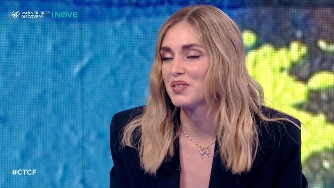 Chiara Ferragni da Fazio su Fedez