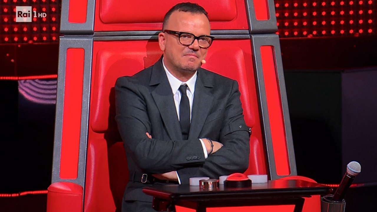 Gigi D'Alessio gesto The Voice Senior