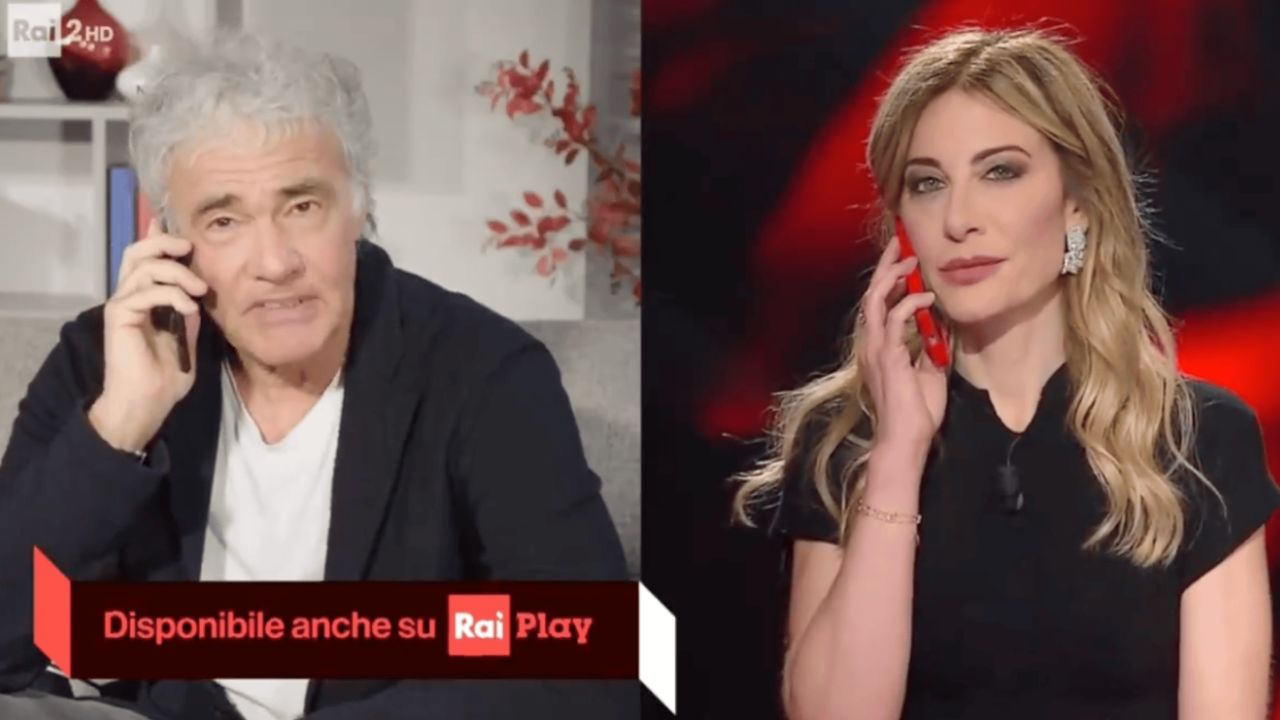 Francesca Fagnani e Massimo Giletti nel nuovo promo Belve con Edoardo Tavassi