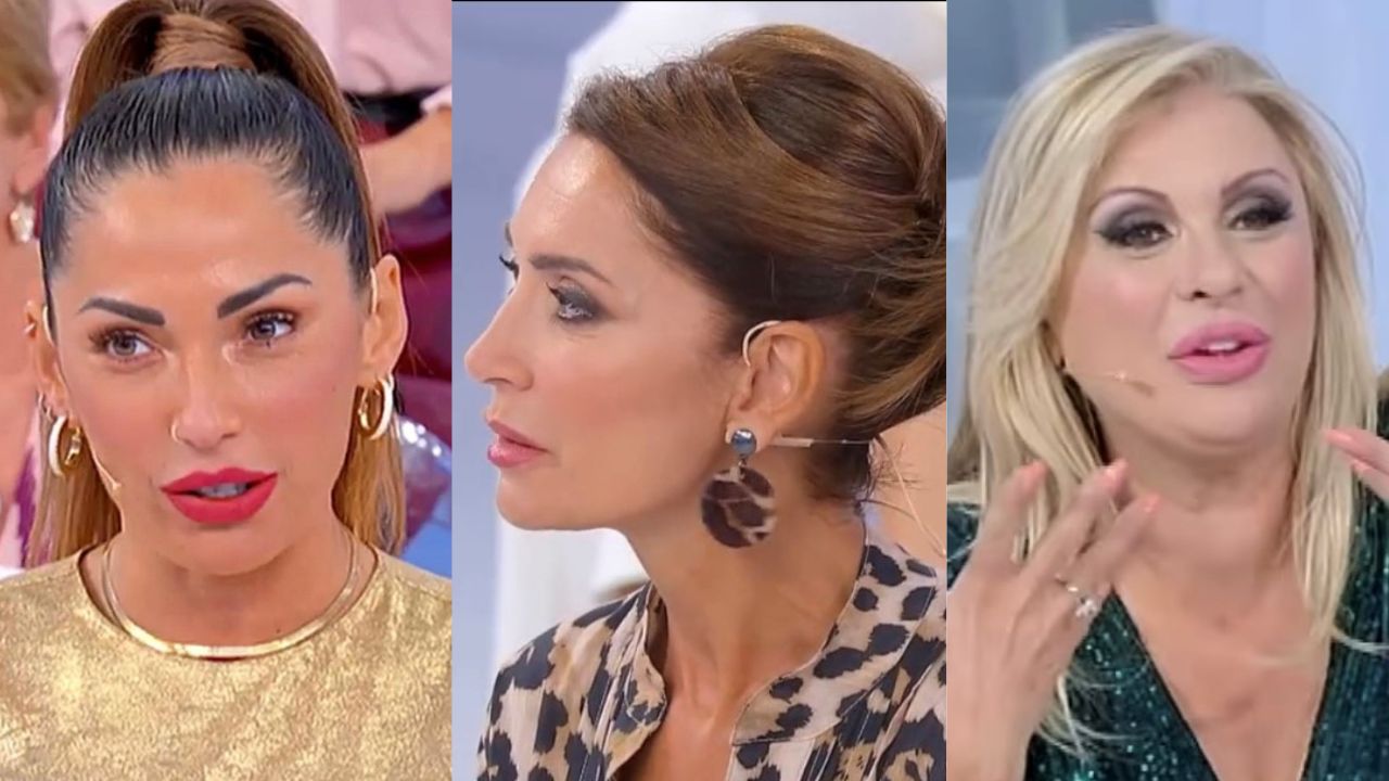 ida, barbara e tina a uomini e donne