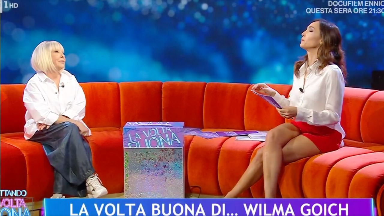 Wilma Goich a La Volta Buona di Caterina Balivo convive con un ventissettenne