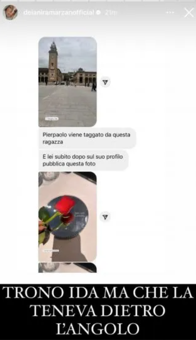 Deianira Marzano pubblica delle foto in cui Pierpaolo è stato taggato da un'altra donna