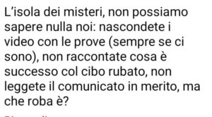 Il web polemizza perché non viene mostrato più il comunicato