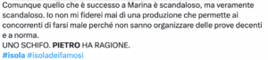 Il web polemizza sull'infortunio di Marina Suma