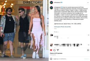 Fedez a Los Angeles con Giulia Ottorini foto post WhooPsee