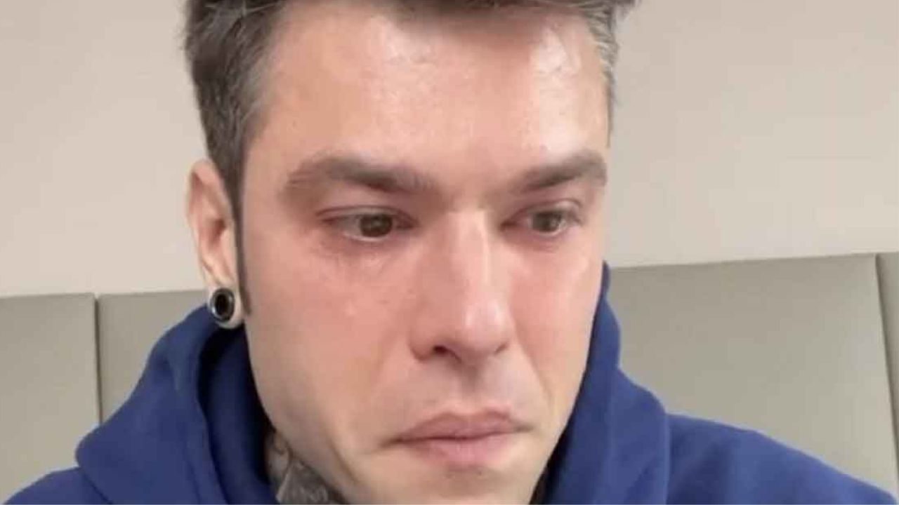 Fedez lacrime