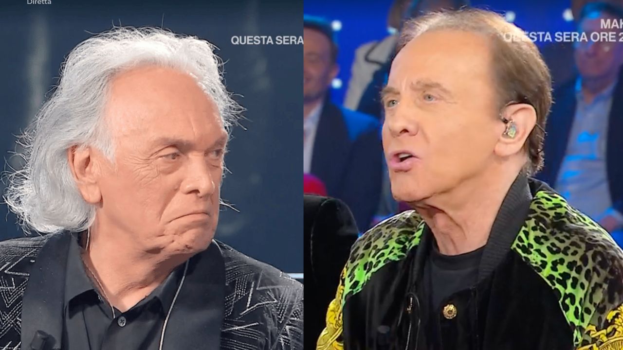 Riccardo Fogli e Roby Facchinetti discutono a Domenica In sul perché Fogli ha lasciato i Pooh colpa di Patty Pravo