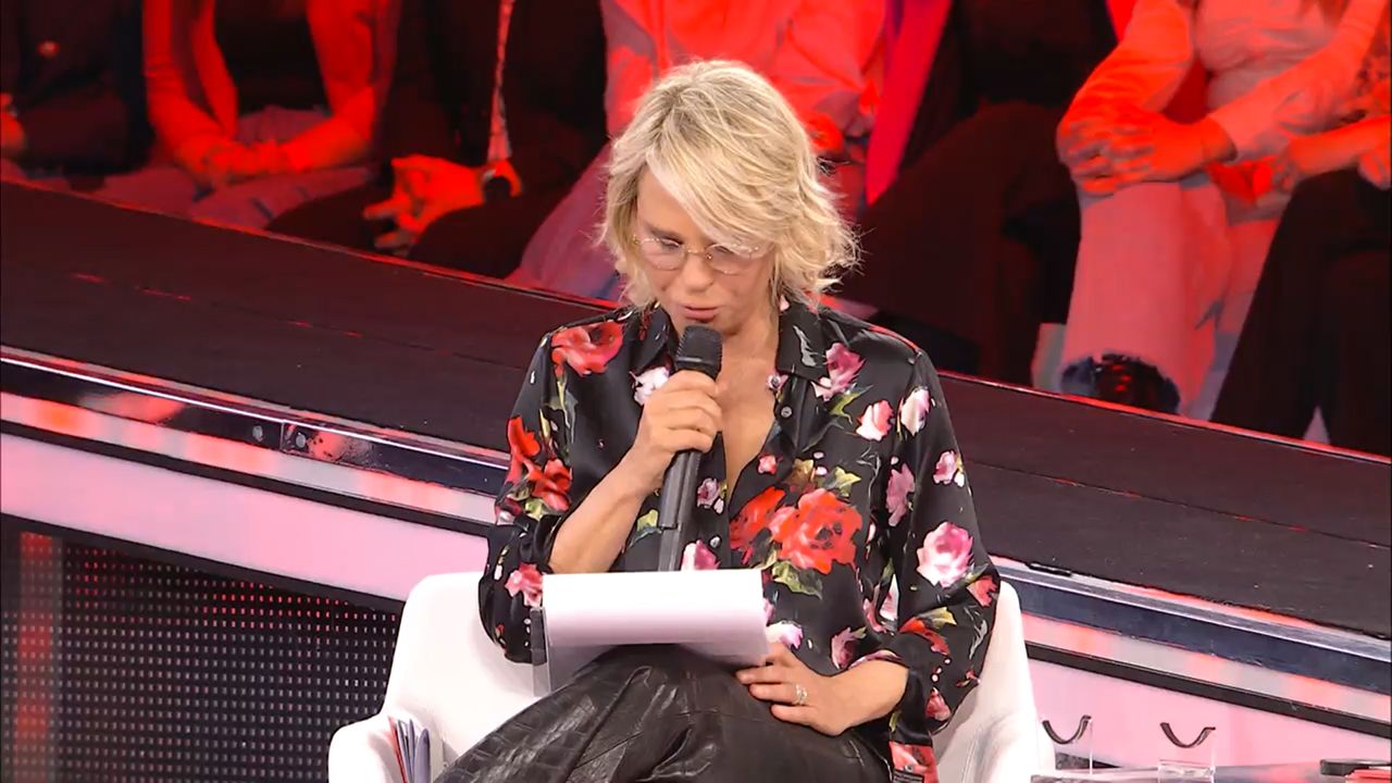 Maria De Filippi alla seconda puntata del Serale di Amici