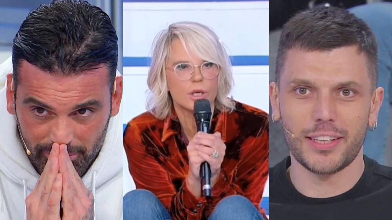 uomini e donne: mario cusitore, maria de filippi e daniele paudice