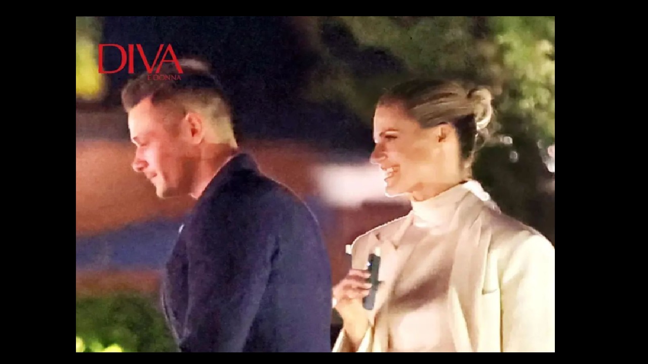 Michelle Hunziker con il nuovo fidanzato manager