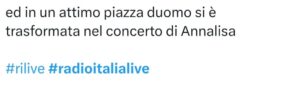 Il web commenta Annalisa