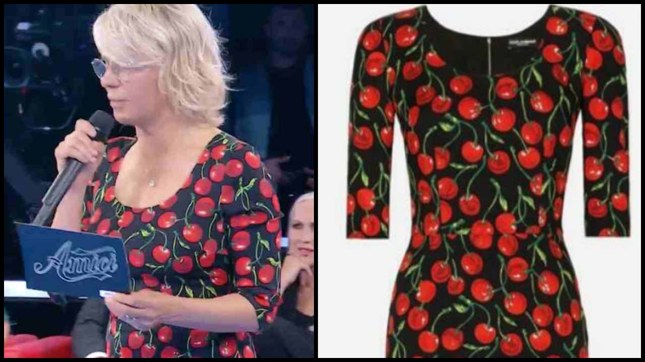 Maria De Filippi sceglie per la finale di Amici un abito Dolce e Gabbana
