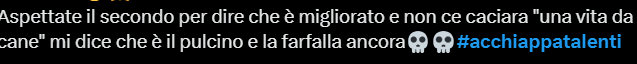 Il web commenta l'Acchiappatalenti