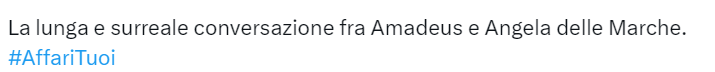 Il web commenta la puntata di Affari tuoi