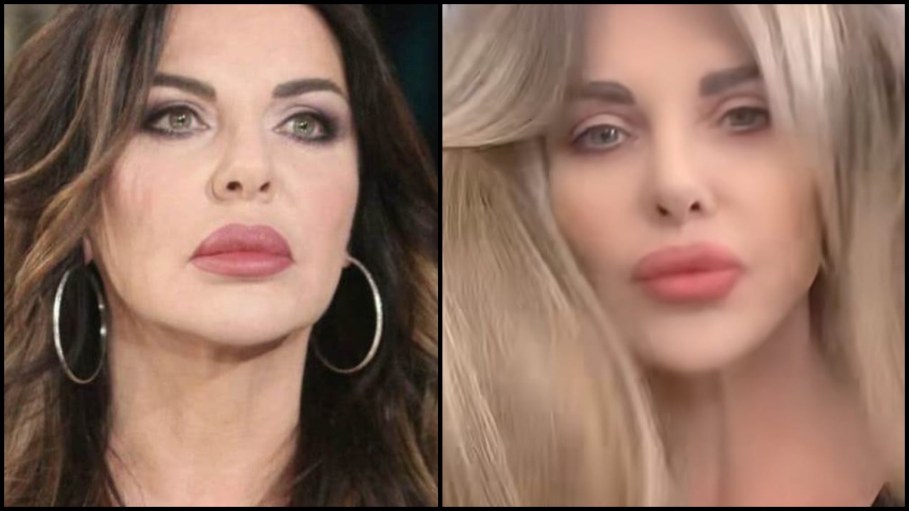 Alba Parietti ha cambiato look