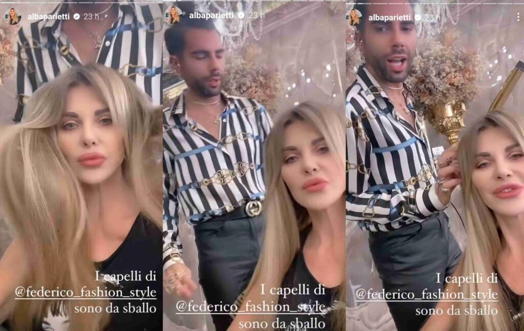 Alba Parietti da Federico Fashion Style