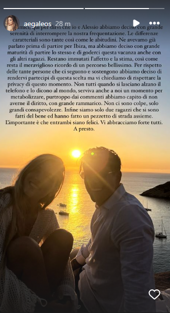 rottura tra anita olivieri e alessio falsone
