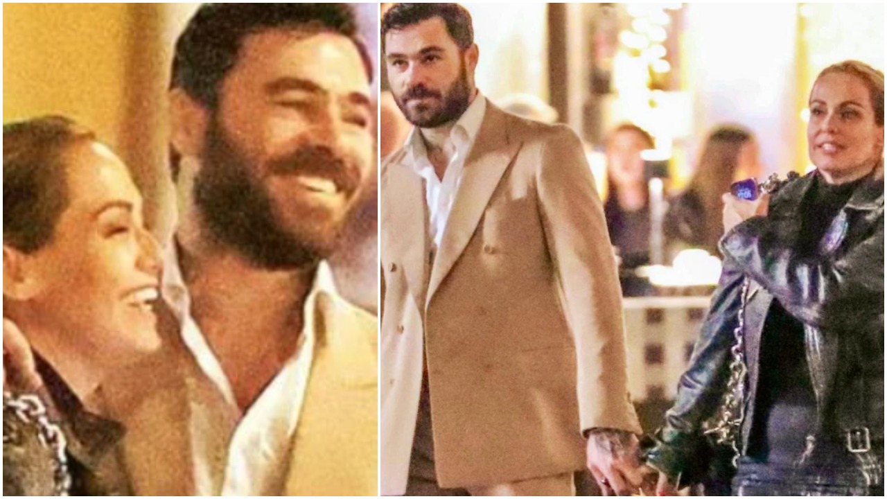 Sonia Bruganelli e Angelo Madonia paparazzati a Roma