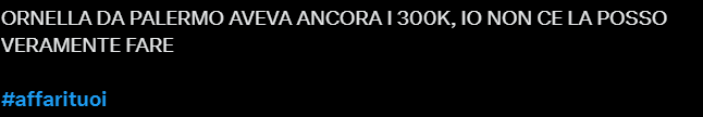Il web commenta Affari tuoi