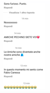 Il web commenta l'eliminazione delle Amiche