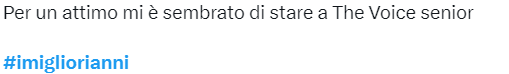 Il popolo del web commenta la puntata dei Migliori Anni