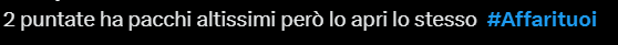 Il web commenta Affari tuoi