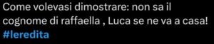 Il web commenta la puntata dell'Eredità