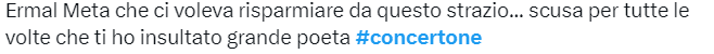Sui social commentano la gaffe di Ermal Meta con Jane Goodall