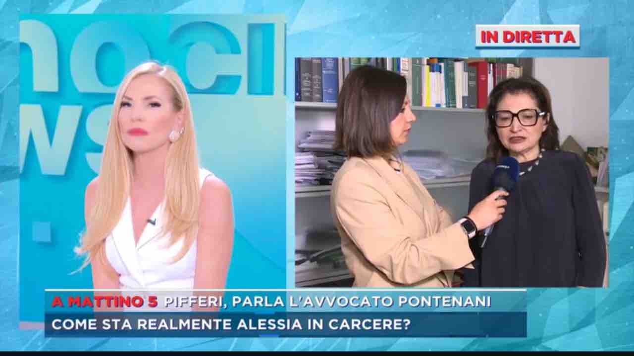 lite a mattino cinque federica panicucci attacca avvocato pifferi