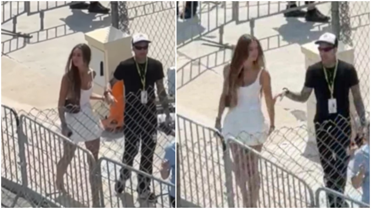 Fedez è stato paparazzato con una modella