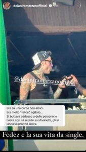 Fedez a Montecarlo sullo yacht storia Deianira Marzano
