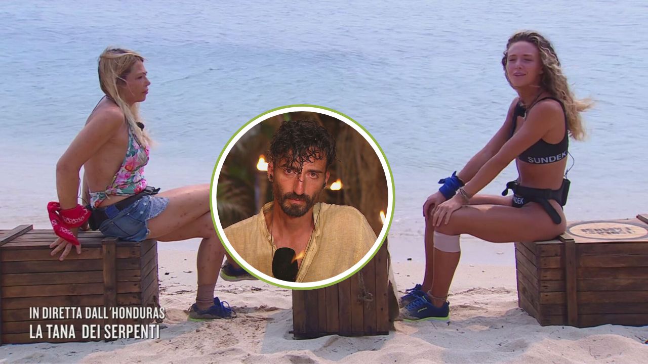 rosanna contro greta su samuel a l'isola dei famosi