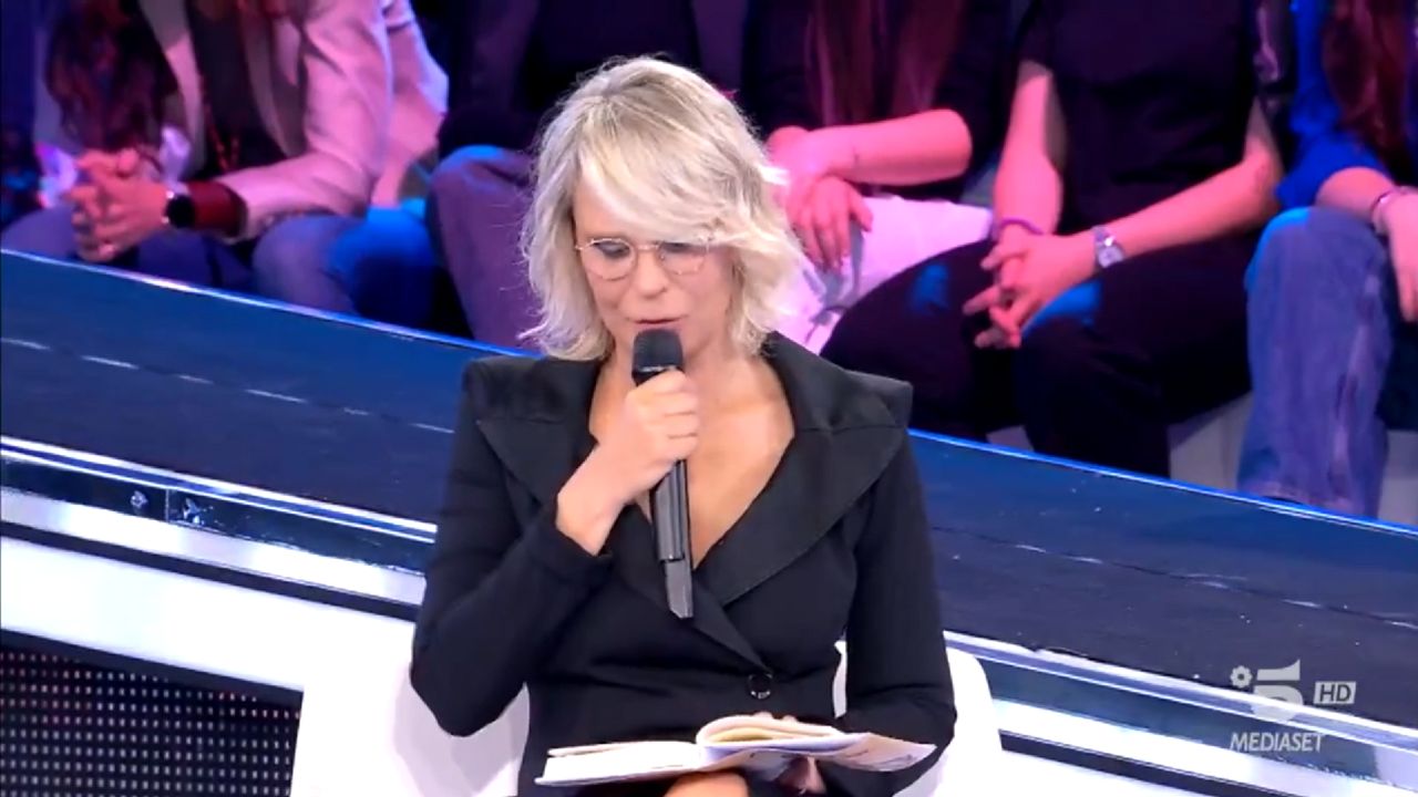 Maria De Filippi alla settima puntata del Serale di Amici 2024