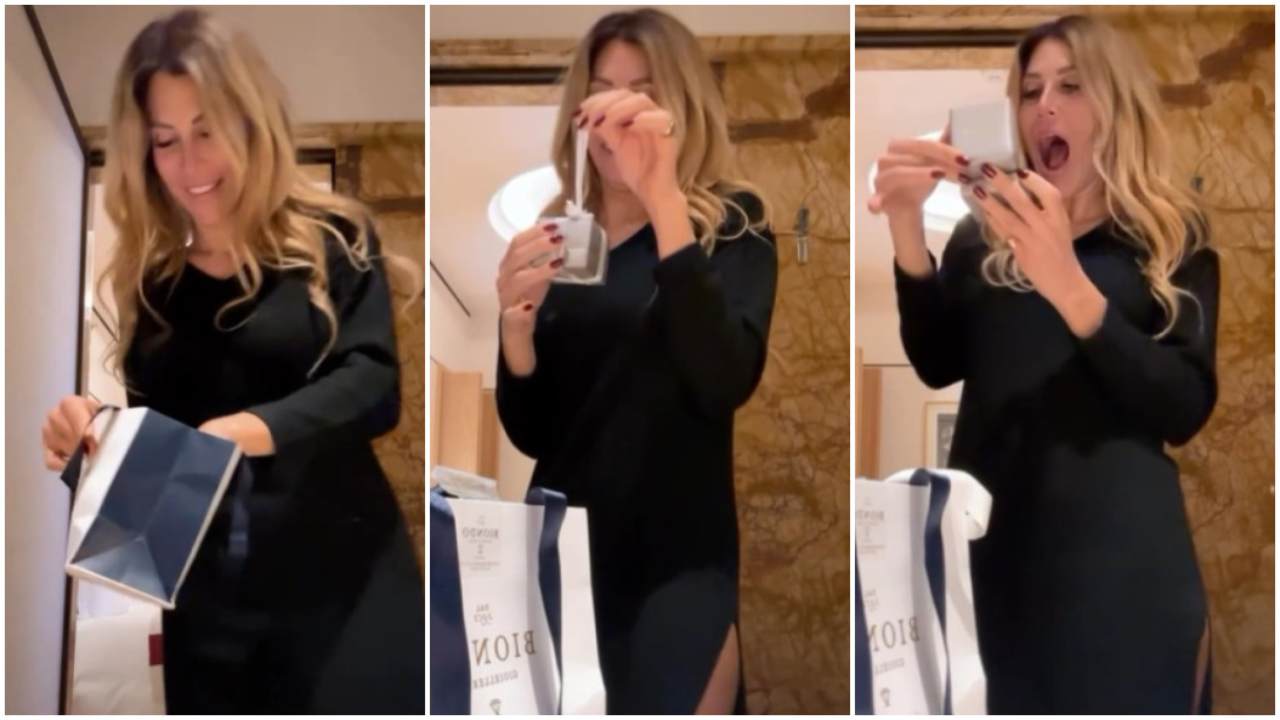 Paola Caruso scarta da sola anello fidanzamento
