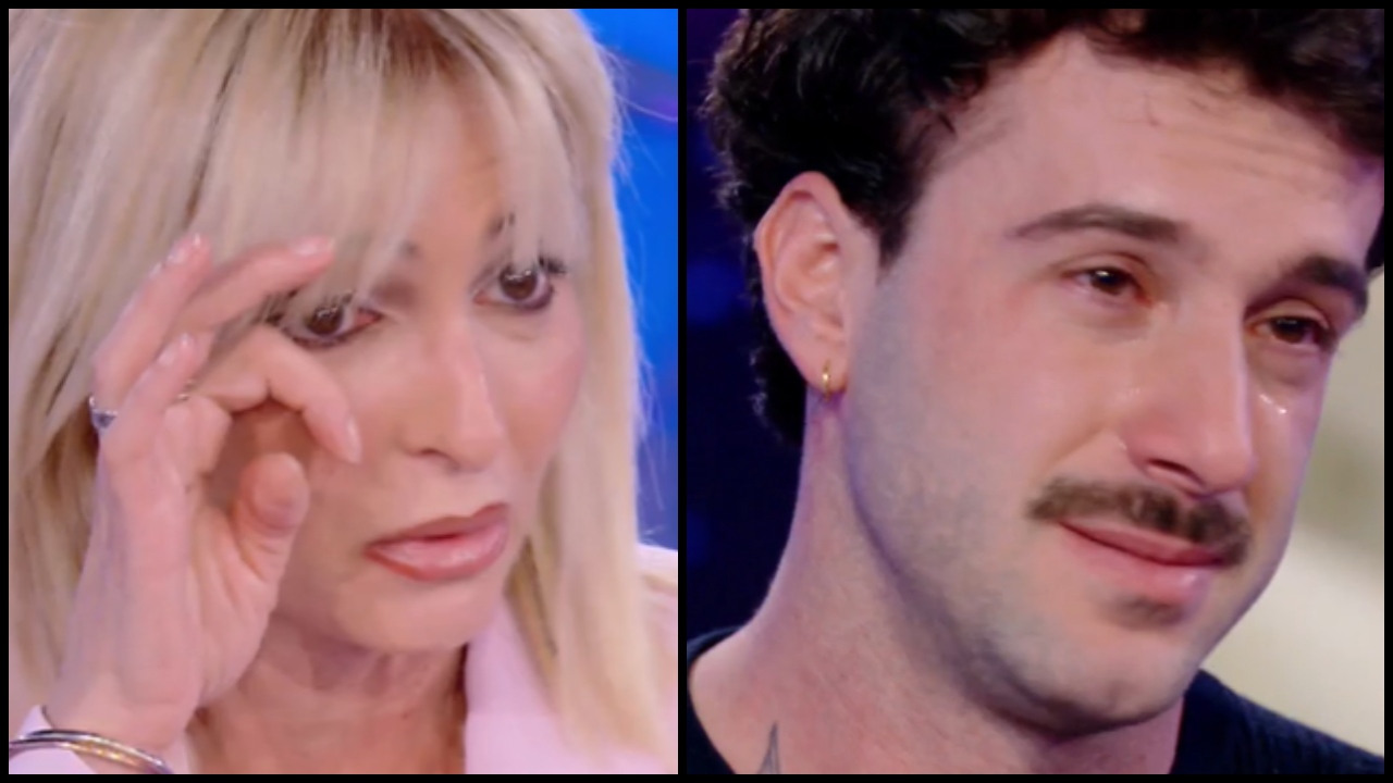 Peparini e Muller si commuovono a Verissimo