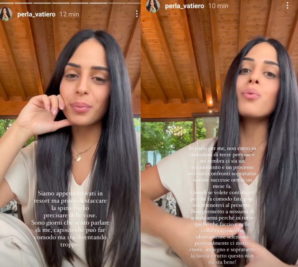 Perla Vatiero si sfoga sui social